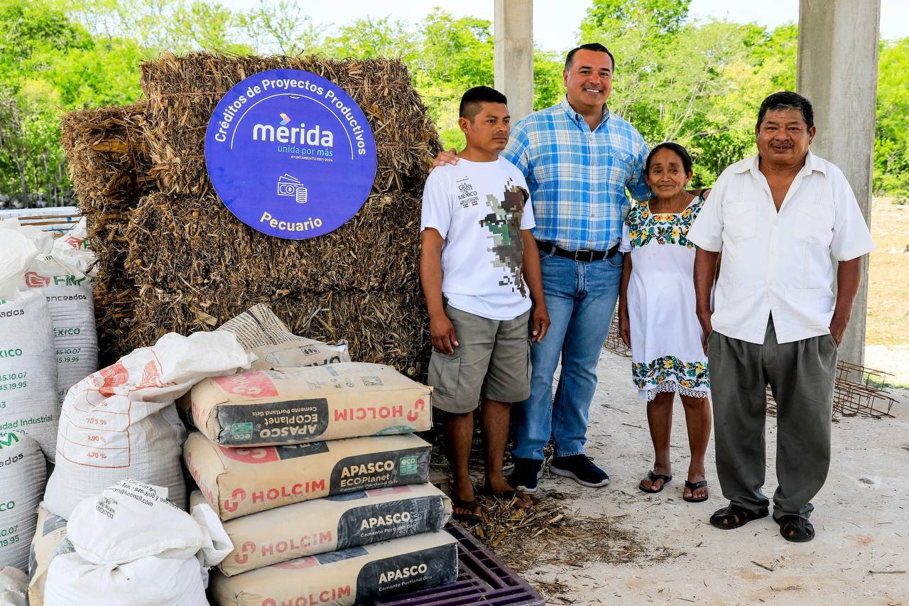 A través del programa “Proyectos Productivos” se impulsa la economía de las y los productores de Mérida.