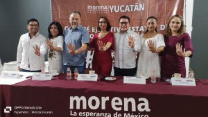•Alpha Tavera Escalante, presento a los miembros del nuevo Comité Ejecutivo Estatal.