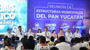 Cano Cetina enfatizó la importancia de difundir el mensaje de unidad, destacando que el PAN Yucatán es un partido vivo, con identidad propia y encaminado hacia el futuro