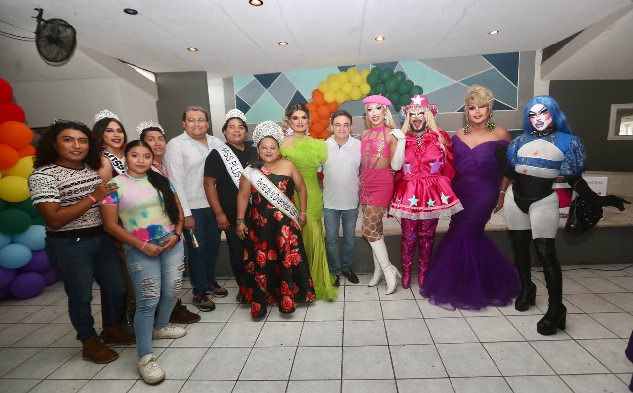 Liborio Vidal Aguilar participó en un Encuentro Entre Amigos con la comunidad LGBTTTIQ+, en la que expresó su respeto y admiración por cada integrante