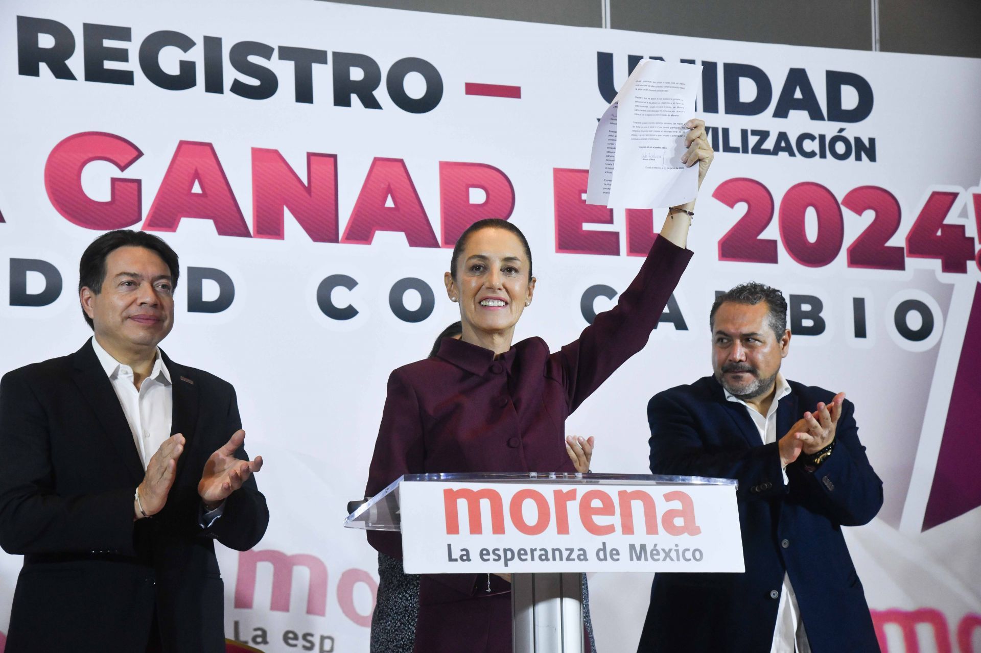 Sheinbaum hace historia como la primera mujer candidata de Morena para la presidencia